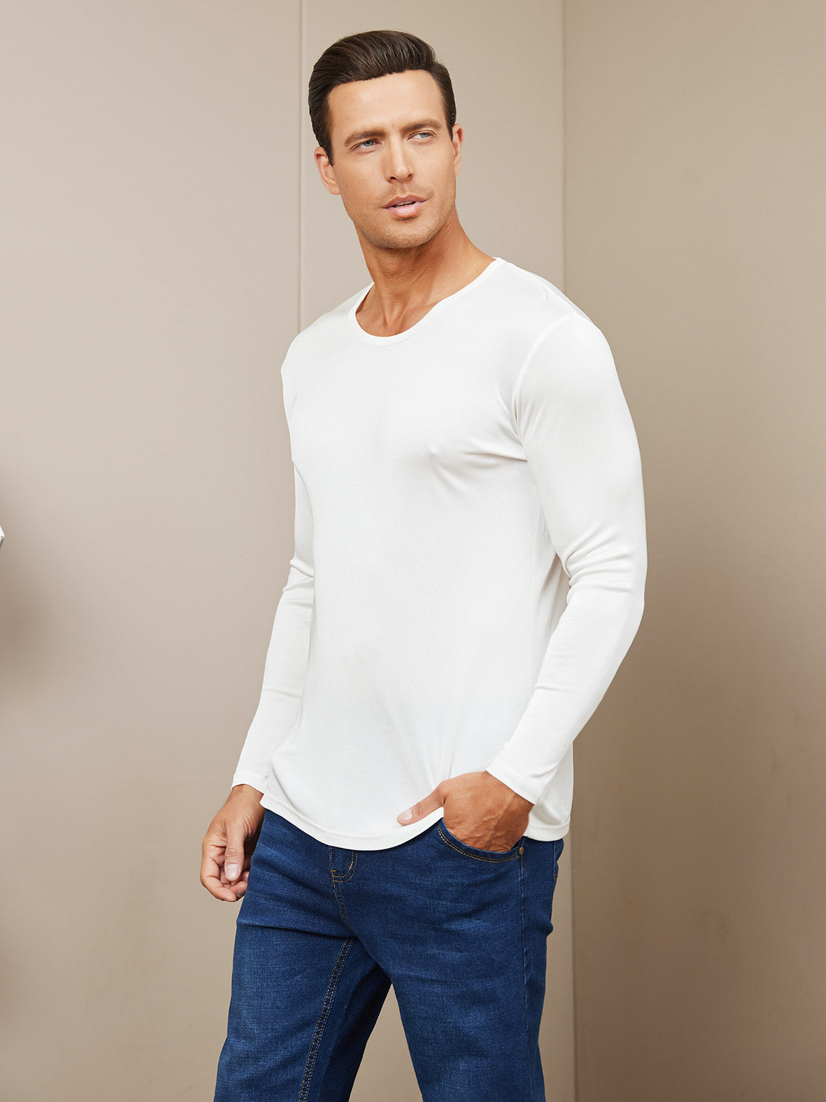 Mens Silk Jersey Tee
